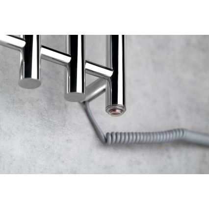 Sapho - Elektrický sušiak na uteráky PAPINADO 85W/230V 120 cm lesklý chróm pravá