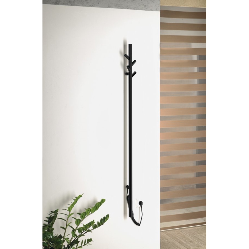 Sapho - Elektrický sušiak na uteráky PASADOR 30W/230V 150 cm matná čierna