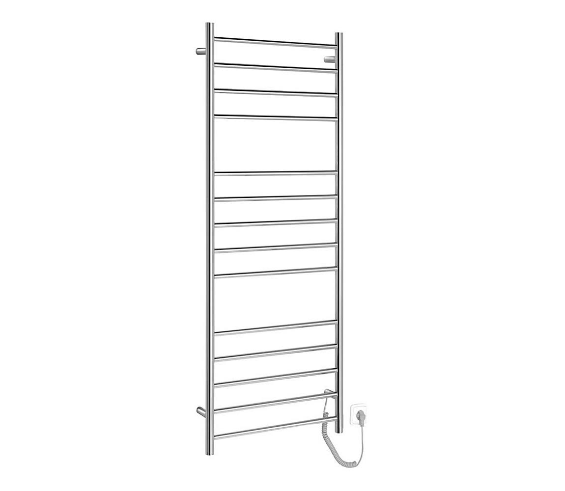 Sapho - Elektrický sušiak na uteráky REDONDO 130W 150x60 cm lesklý chróm guľatý ER250V
