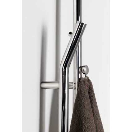 Sapho - Elektrický sušiak na uteráky s časovačom DUOPASSO 45W 170x12 cm lesklý chróm