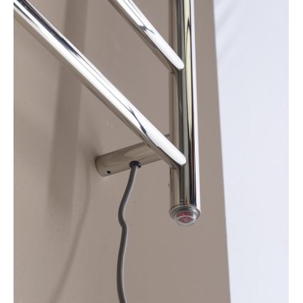 Sapho - Elektrický sušič na uteráky REDONDO 130W/230V 150 cm lesklý chróm pravý okrúhly
