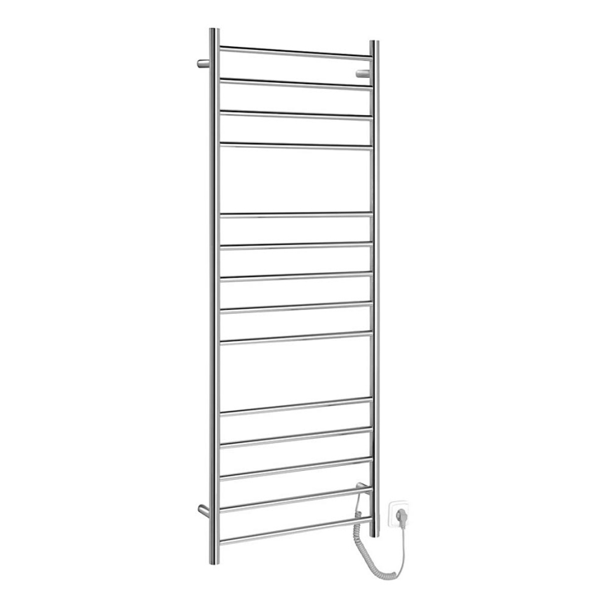 Sapho - Elektrický sušič na uteráky REDONDO 130W/230V 150 cm lesklý chróm pravý okrúhly