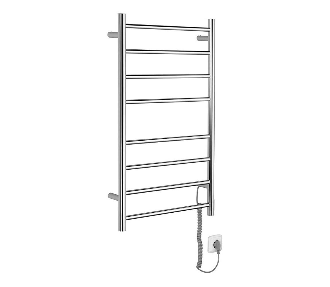 Sapho - Elektrický sušič uterákov REDONDO 75W 90x50 cm lesklý chróm guľatý ER220V