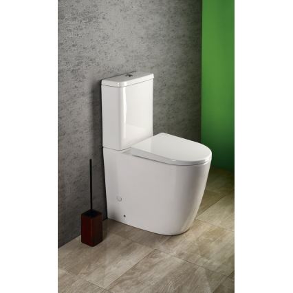 Sapho - Kombinované WC TURKU, spodný/zadný odpad, keramika/biela