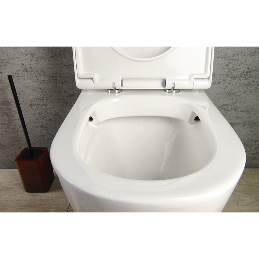 Sapho - Kombinované WC TURKU, spodný/zadný odpad, keramika/biela