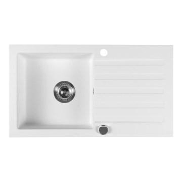 Sapho - Kuchynský drez 78x44 cm granit/biela