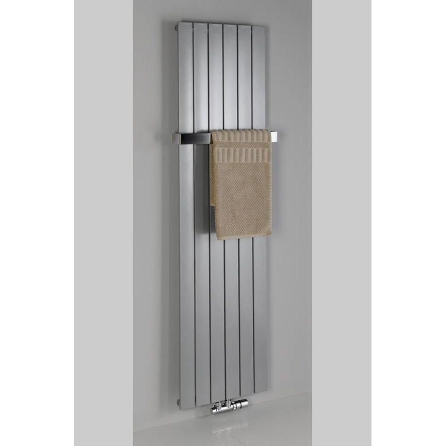 Sapho - Kúpeľňový radiátor COLONNA 180x30 cm strieborný