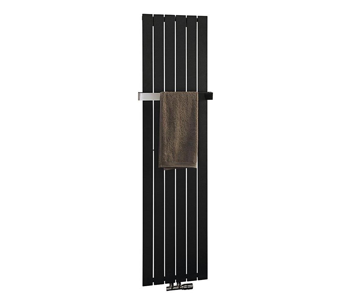 Sapho - Kúpeľňový radiátor COLONNA 180x45 cm čierny IR147