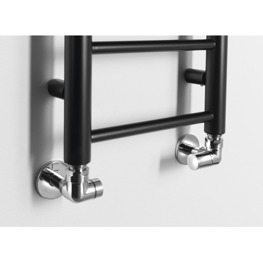 Sapho - Kúpeľňový radiátor DINA 278W 30x138 cm matná čierna