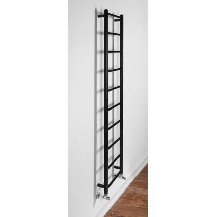 Sapho - Kúpeľňový radiátor DINA 334 W 35x168 cm matná čierna