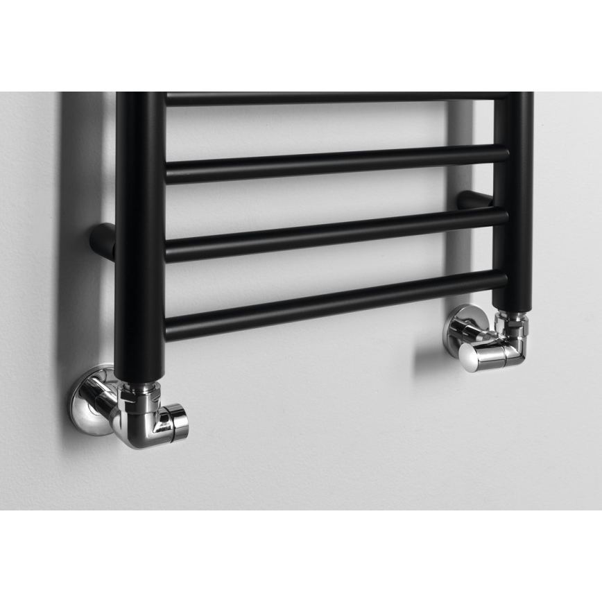 Sapho - Kúpeľňový radiátor DINA 477W 40x156 cm matná čierna