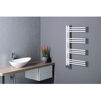 Sapho - Kúpeľňový radiátor DORLION 400W/230V 50x120 cm biely