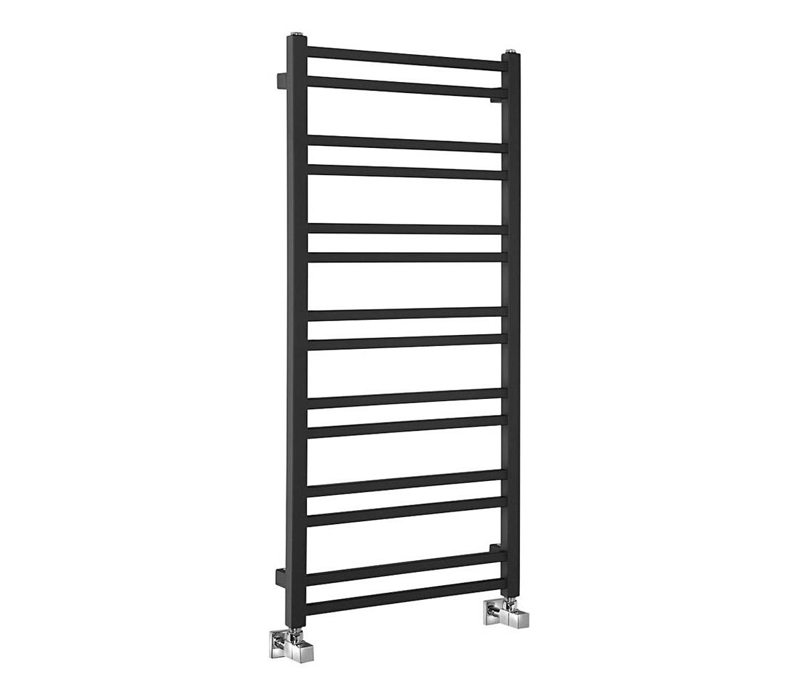 Sapho - Kúpeľňový radiátor METRO DOS 110x50 cm matná čierna IR432TB