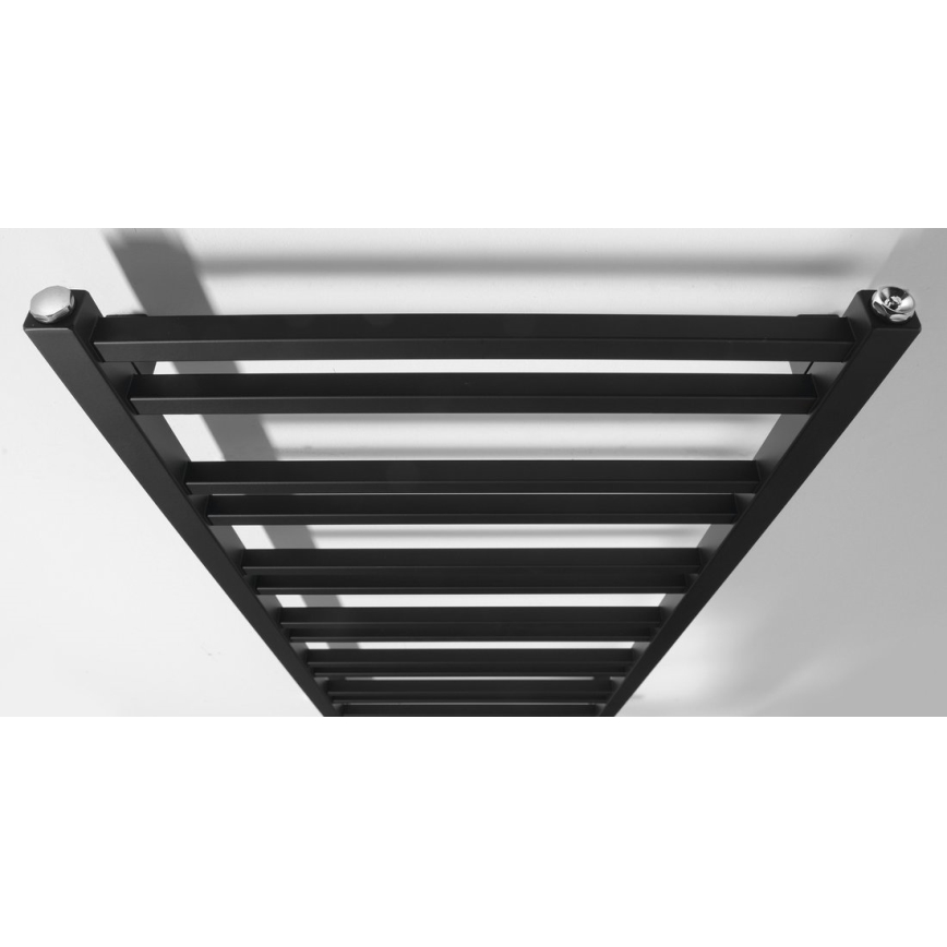 Sapho - Kúpeľňový radiátor METRO DOS  110x50 cm matná čierna