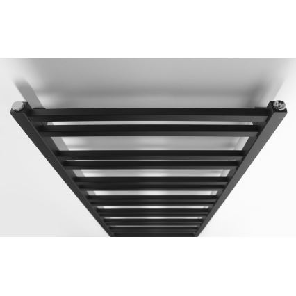 Sapho - Kúpeľňový radiátor METRO DOS 143x55 cm matná čierna