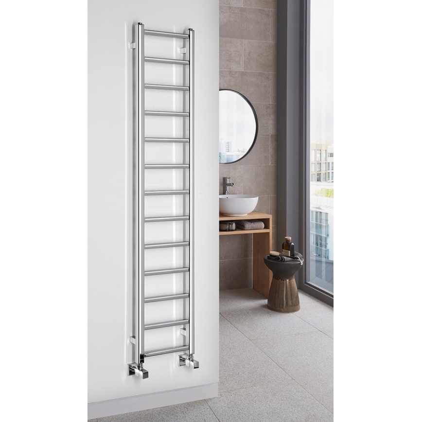Sapho - Kúpeľňový radiátor METRO LIGHT 150x30 cm lesklý chróm