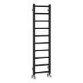 Sapho - Kúpeľňový radiátor METRO LIGHT 211W 30x114 cm matná čierna
