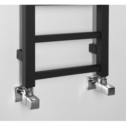 Sapho - Kúpeľňový radiátor METRO LIGHT 276W 30x150 cm matná čierna