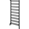 Sapho - Kúpeľňový radiátor METRO SPACE 525W 55x143 cm matná čierna