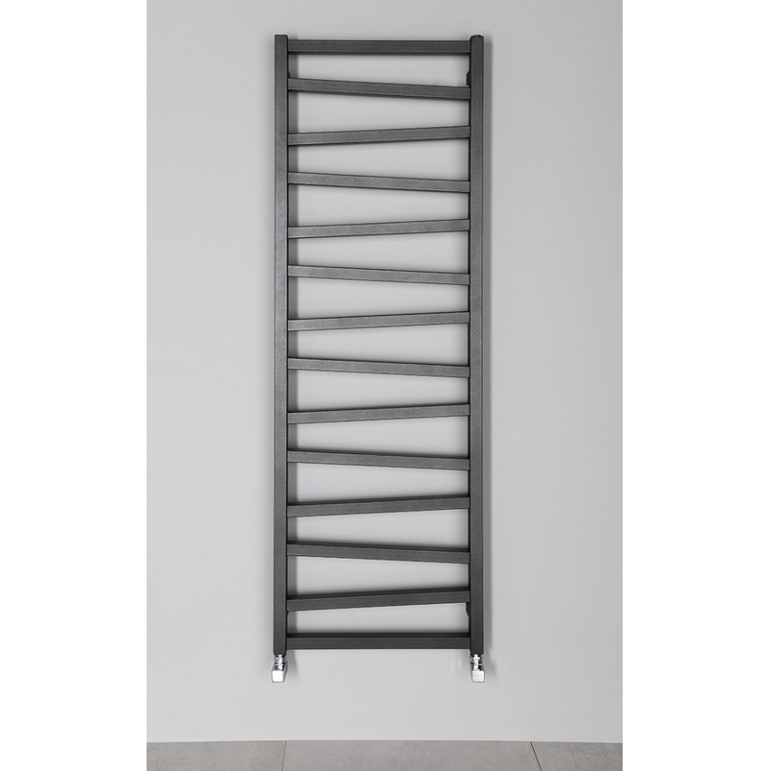 Sapho - Kúpeľňový radiátor ZIG 582W/230V 50x157 cm antracit