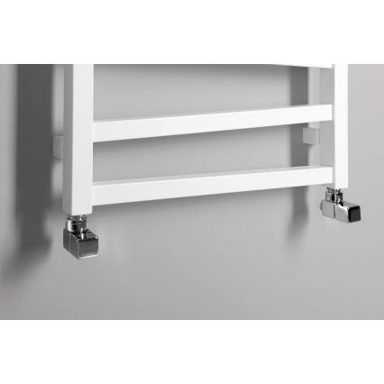 Sapho - Kúpeľňový radiátor ZIG 582W/230V 50x157 cm biely