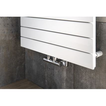 Sapho - Pripojovacia sada ventilov pre stredové pripojenie TWIN, lesklý chróm