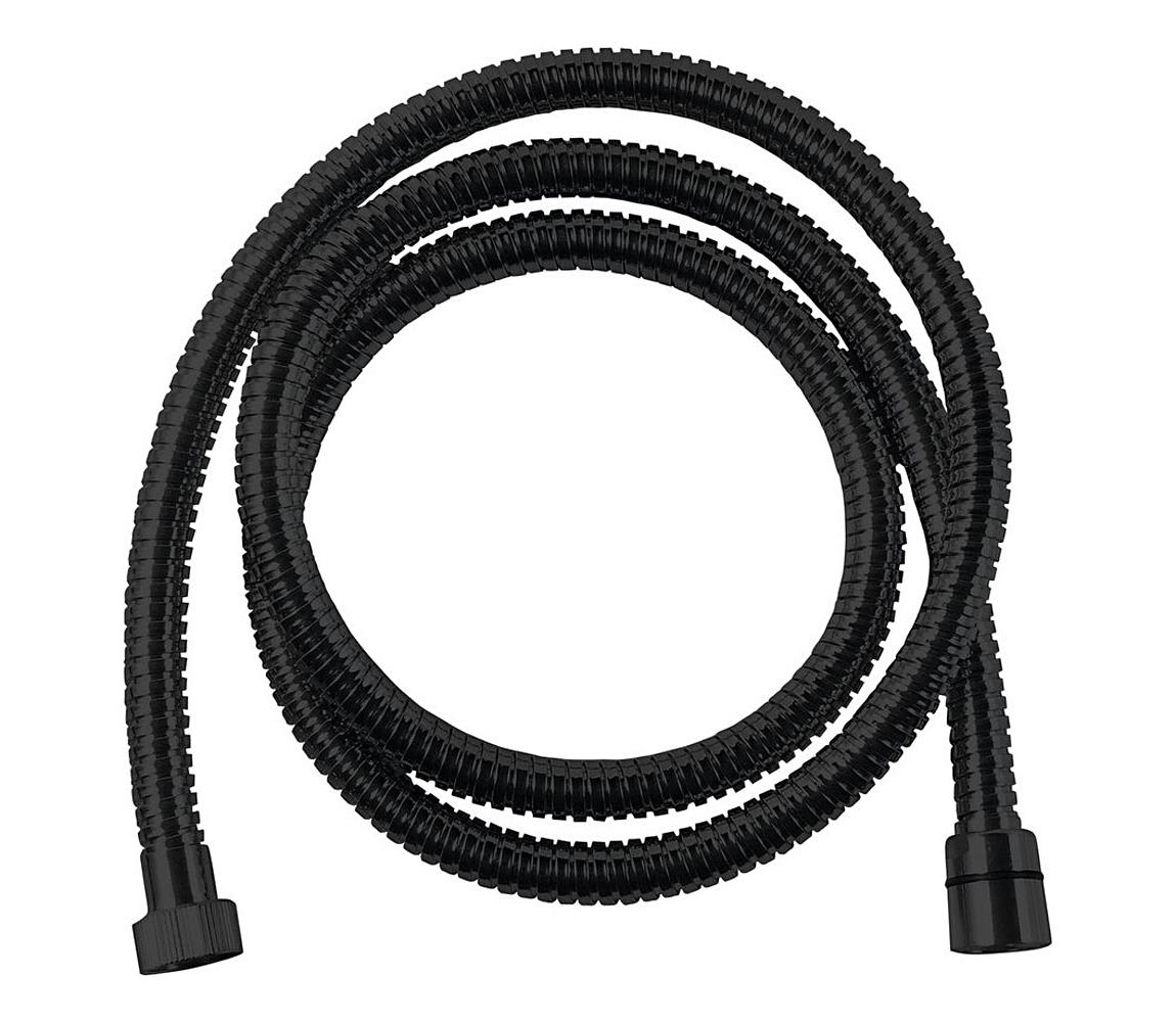 Sapho - Sprchová hadica POWERFLEX 150 cm matná čierna FLEX150B