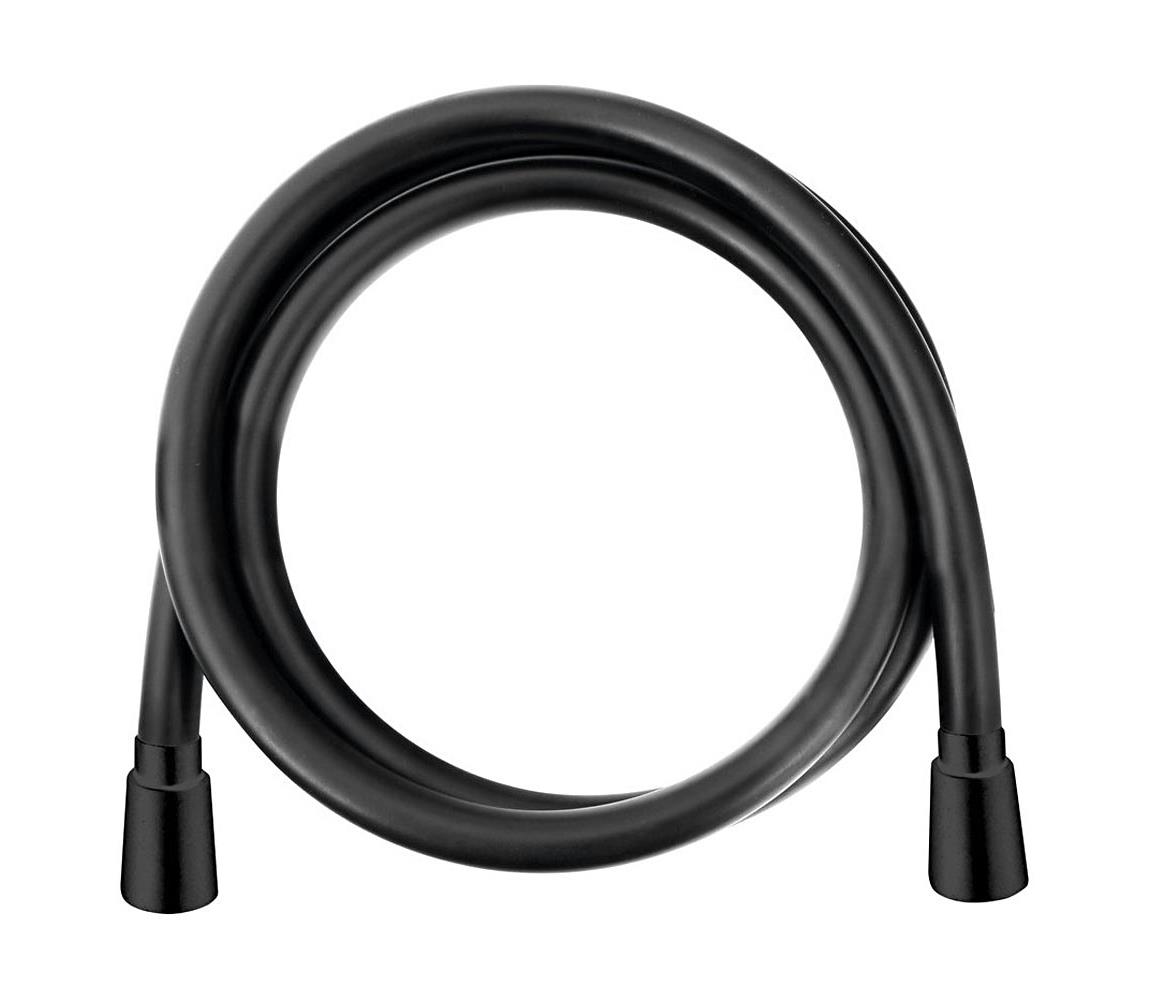 Sapho - Sprchová hadica SOFTFLEX 150 cm matná čierna 1208-17
