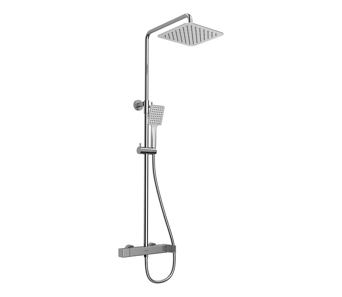Sapho - Sprchová súprava s batériou CUBEMIX lesklý chróm CM139