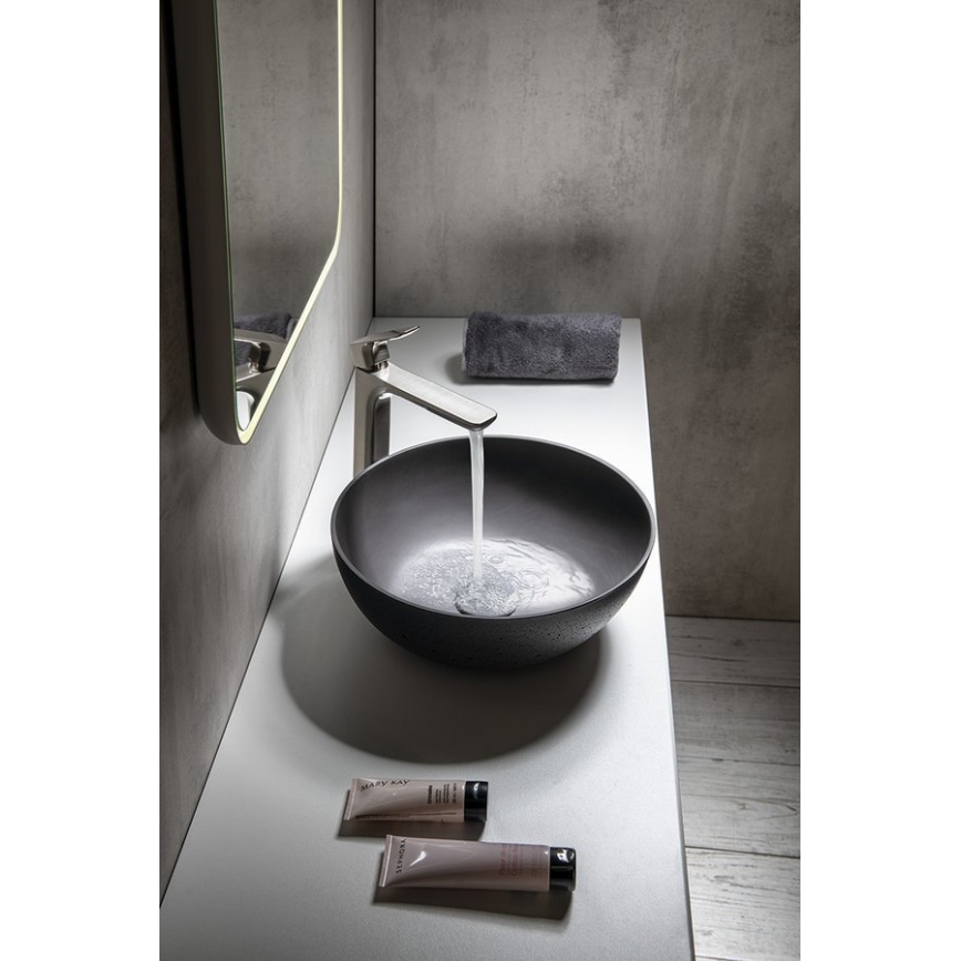 Sapho - Umývadlo na dosku FORMIGO pr. 39 cm betón/antracit