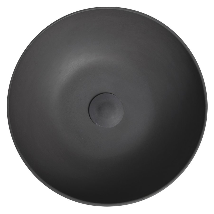 Sapho - Umývadlo na dosku FORMIGO pr. 39 cm betón/antracit