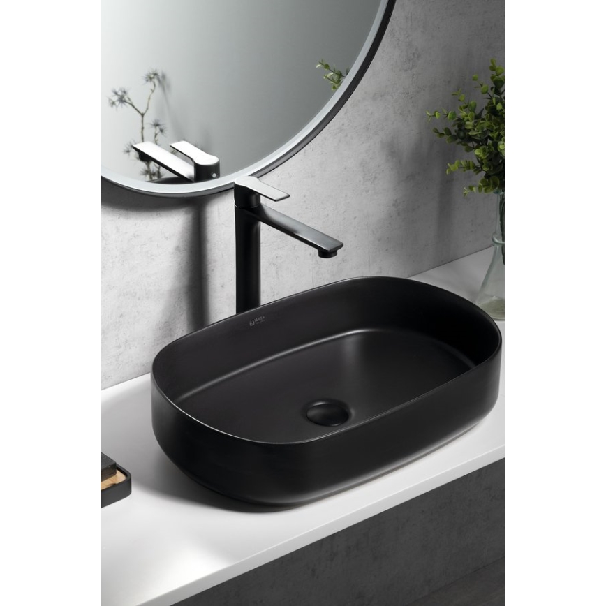 Sapho - Umývadlová batéria PAX 31,5 cm matná čierna
