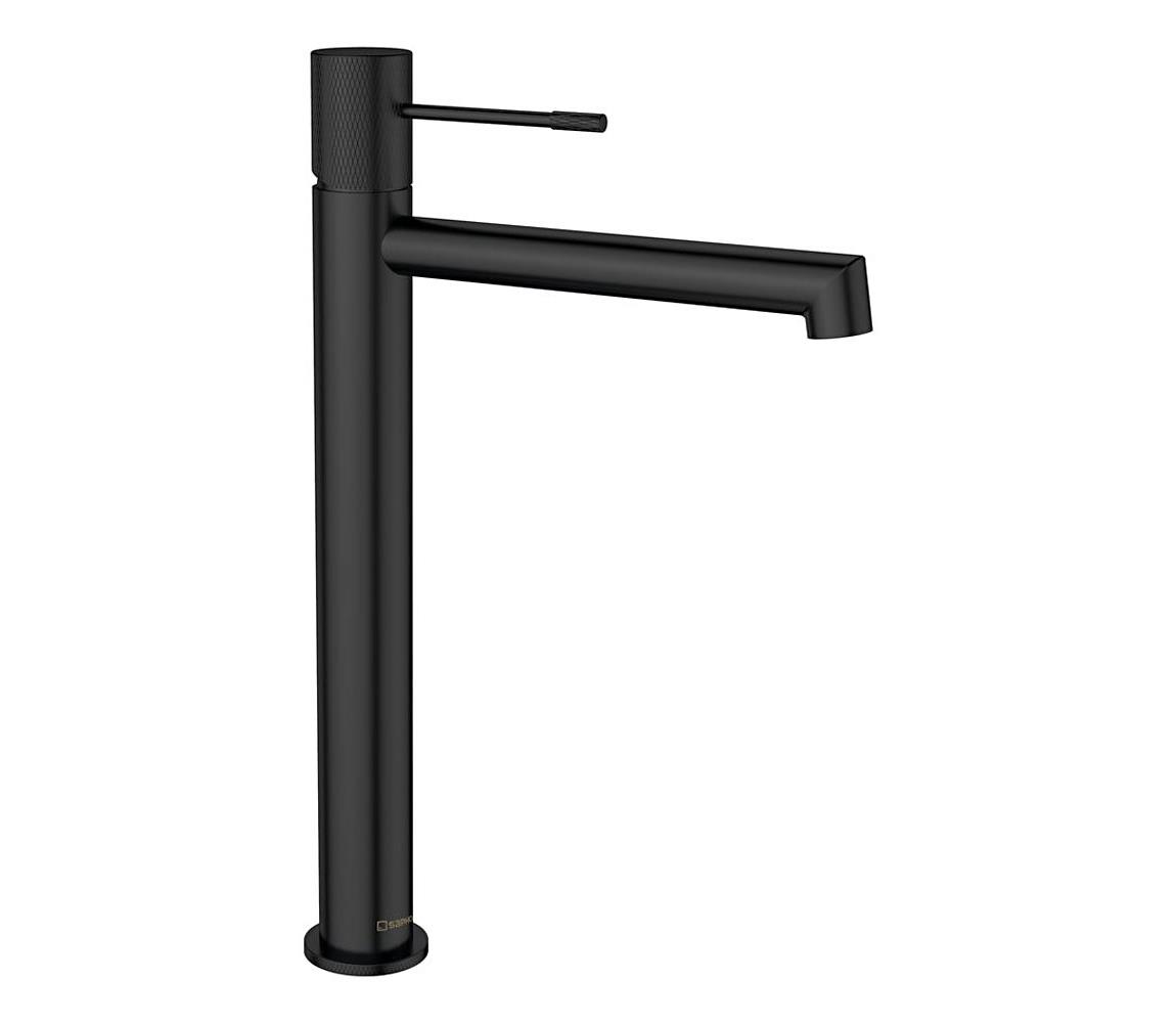 Sapho - Umývadlová batéria SOLARIS 32 cm matná čierna WD006B