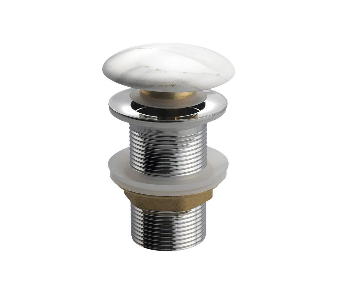 Sapho - Umývadlová výpusť Click-Clack DALMA pr. 6,7 cm Carrara MM717