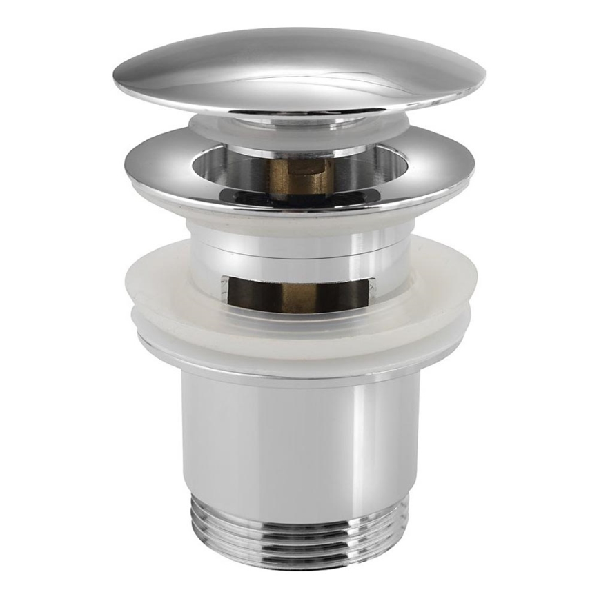 Sapho - Umyvadlová výpusť, priemer 6,7 cm, lesklý chróm