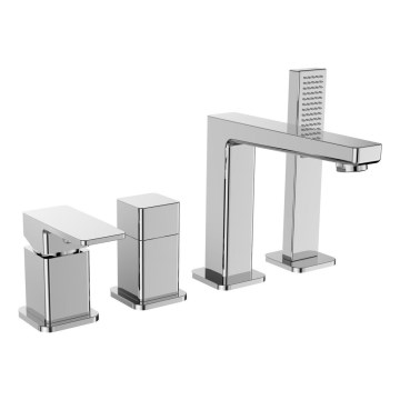 Sapho - Vaňová batéria 4-otvorová TURSI, lesklý chróm