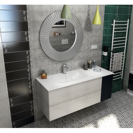 Sapho - Zapustené umývadlo ROCKSTONE 67x35,5 cm matná biela