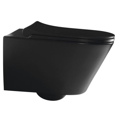 Sapho - Závesné WC AVVA keramika/čierna