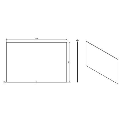 Sapho - Zrkadlo ACCORD 120x80 cm