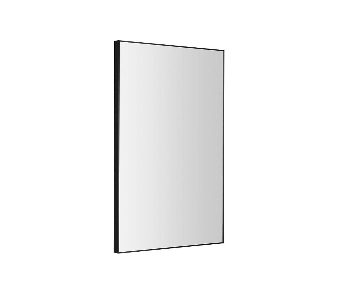 Sapho - Zrkadlo v ráme AROWANA 50x80 matná čierna AWB5080