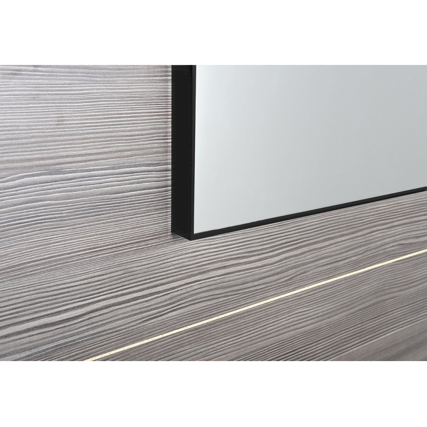 Sapho - Zrkadlo v ráme AROWANA 50x80 matná čierna