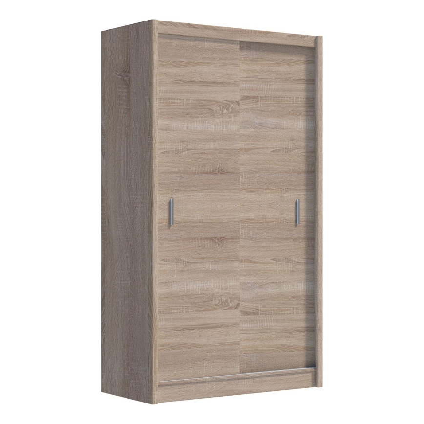 Šatní skriňa s posuvnými dverami SAPHIRA 150x215 cm dub sonoma