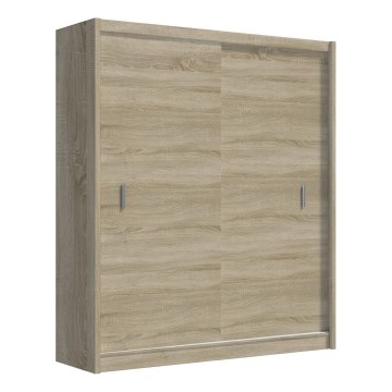 Šatní skriňa s posuvnými dverami SAPHIRA 203x215 cm dub sonoma