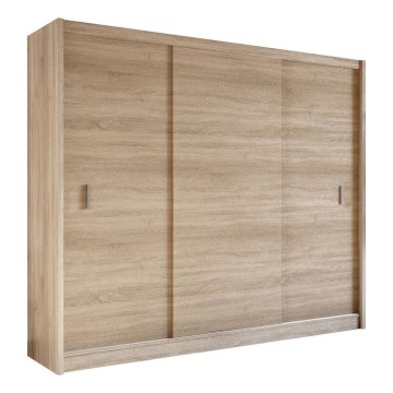 Šatní skriňa s posuvnými dverami SAPHIRA 250x215 cm dub sonoma