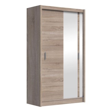 Šatní skriňa so zrkadlom SABRINA 120x215 cm dub sonoma