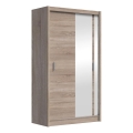 Šatní skriňa so zrkadlom SABRINA 150x215 cm dub sonoma