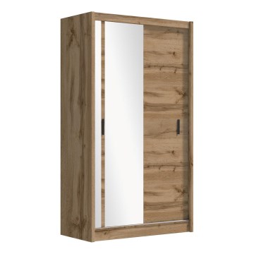 Šatní skriňa so zrkadlom SABRINA 150x215 cm dub woltan