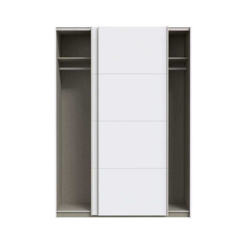 Šatníková skriňa KARO 150x210 cm biela