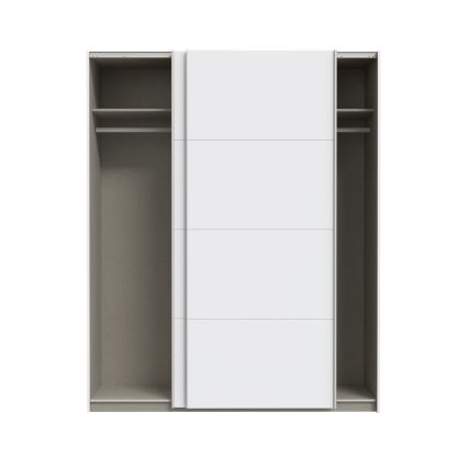 Šatníková skriňa KARO 170x210 cm biela