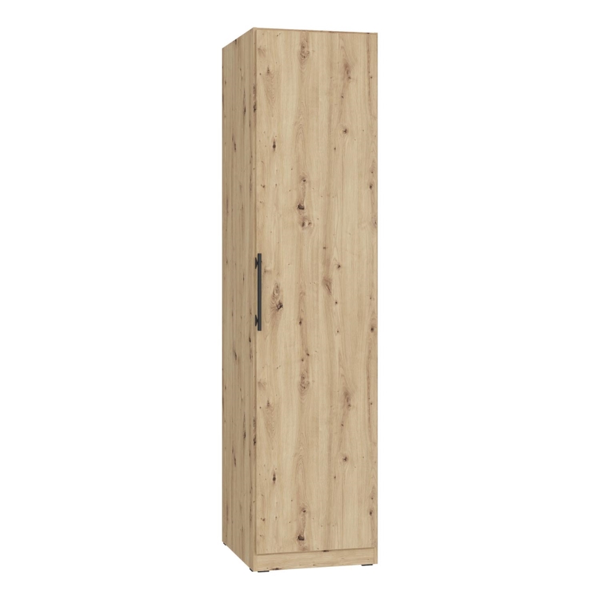 Šatníková skriňa MARO 51x213 cm dub artisan